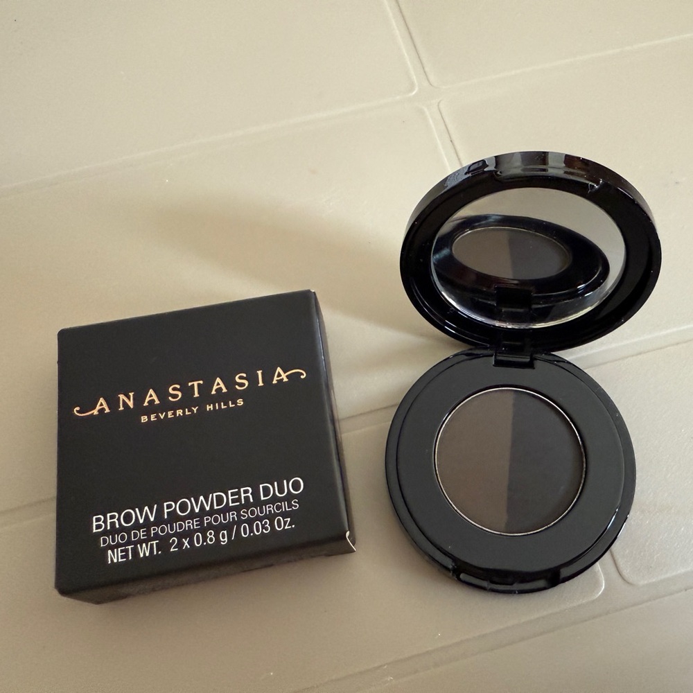 NIB Authentic Anastasia Beverly Hills Brow Powder Duo Powder Eyebrow Granite New
